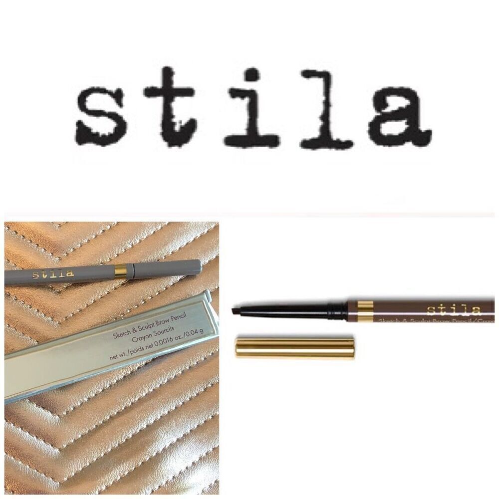 STILA - NWT Sketch & Sculpt Brow Pencil in “Light”. Dual Ended & Retractable